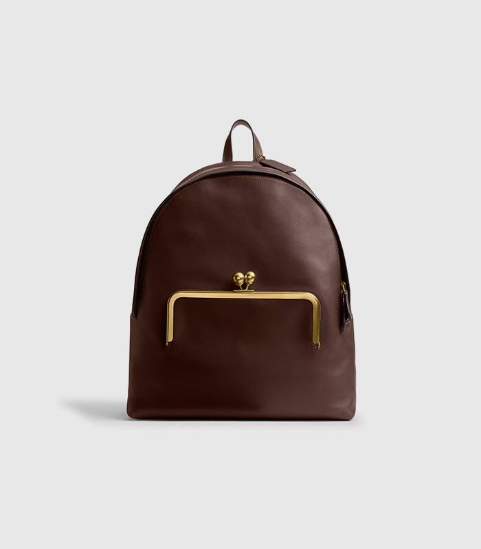 Mochila com fecho kisslock